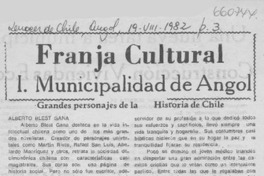 Grandes personajes de la historia de Chile.