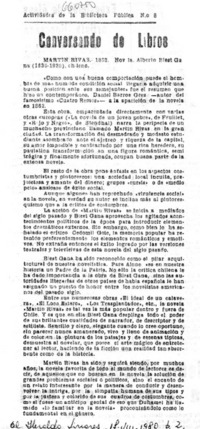 Conversando de libros.