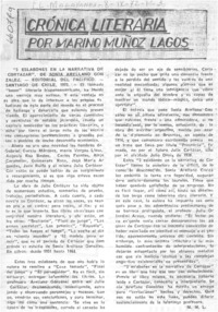 Crónica literaria