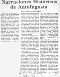 Narraciones históricas de Antofagasta