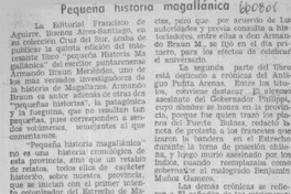 Pequeña historia magallánica  [artículo] O. W. H.