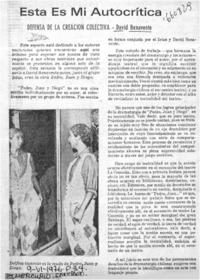 Esta es mi autocrítica.  [artículo]