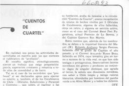 "Cuentos de cuartel"