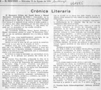 El Romancero chileno  [artículo] H.D.A.