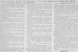 Don Emilio Bello Codesido