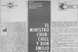 El ministro churchill y don Emilio Bello Codesido.