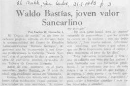 Waldo Bastías, joven valor Sancarlino