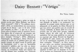 Daisy Bennett "vértigo"