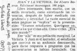 Juan y la Victoria.  [artículo]