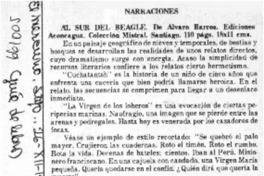 Al sur del Beagle.  [artículo]