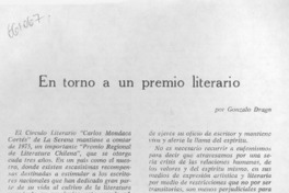 En torno a un premio literario