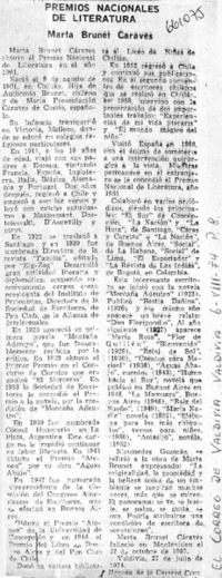 Premios Nacionales de Literatura.  [artículo] Hernán de la Carrera Cruz