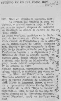 Sucedió en un día como hoy.  [artículo]