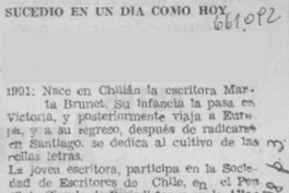 Sucedió en un día como hoy.  [artículo]