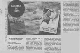 Montaña adentro y otros cuentos.  [artículo]