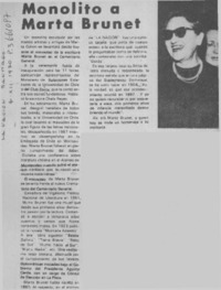 Monolito a Marta Brunet.  [artículo]