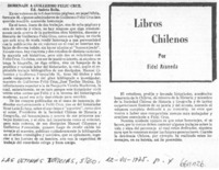 Homenaje a Feliú Cruz  [artículo] Fidel Araneda.