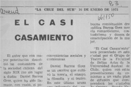 El casi casamiento.  [artículo]