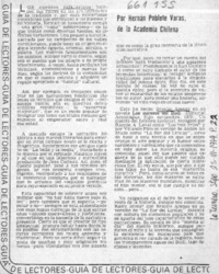 Los cuentos folklóricos  [artículo] Hernán Poblete Varas.