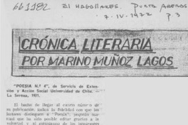 Crónicas literarias