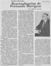 Reactualización de Fernando Binvignat