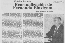 Reactualización de Fernando Binvignat