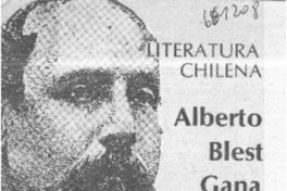Alberto Blest Gana  [artículo] Víctor Castro.
