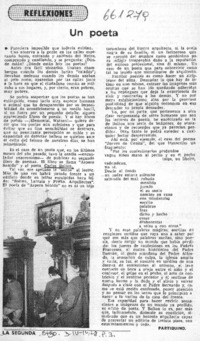 Un poeta  [artículo] Partiquino