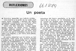 Un poeta  [artículo] Partiquino