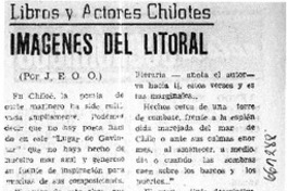 Imágenes del litoral  [artículo] J.E.O.O.