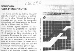 Economía para principiantes.  [artículo]