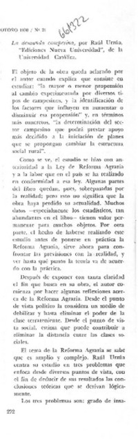 La demanda campesina  [artículo] N. Z.