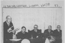 Ernesto Barros Jarpa en el Instituto de Chile.