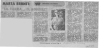 Marta Brunet, "La tierra-- el hombre"  [artículo] Ana Grama.
