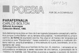 Parafernalia  [artículo] Delia Domínguez.