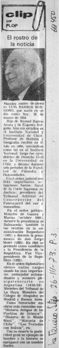 El rostro de la noticia