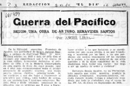 Guerra del pacífico  [artículo] Angel Lira.