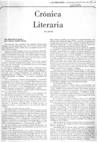Crónica literaria