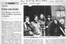 Gira con éxito  [artículo] A. M. F.