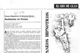 Radiantes de poesía  [artículo] Francisca Bertoglia.