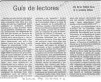 Guía de lectores