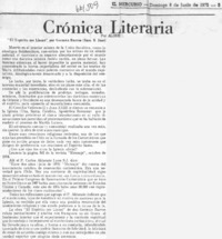 Crónica literaria