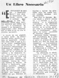 Un Libro necesario.