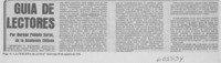 Guía de lectores