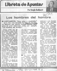 Los hombres del hombre