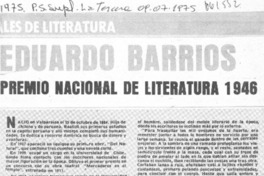 Eduardo Barrios.