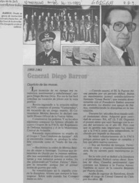 General Diego Barros.