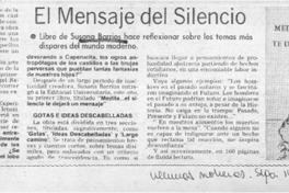 El mensajero del silencio.