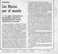 Las Marías por el mundo.