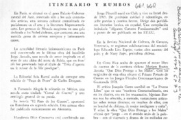 Itinerario y rumbos.  [artículo]